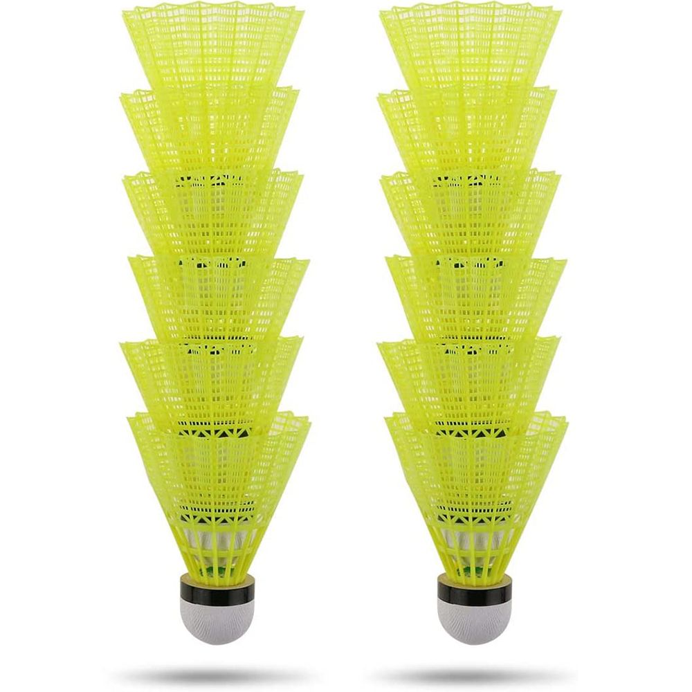 Feather Shuttlecock - Nylon Badminton Shuttlecocks with Great Stability