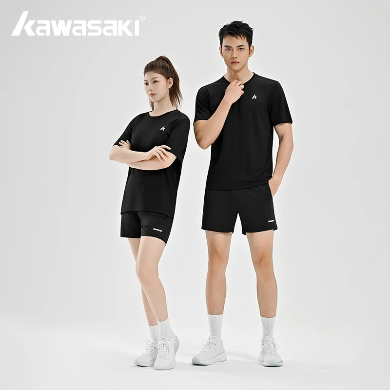 Badminton Jersey - Kawasaki Men Couples Badminton Sets Short-sleeved