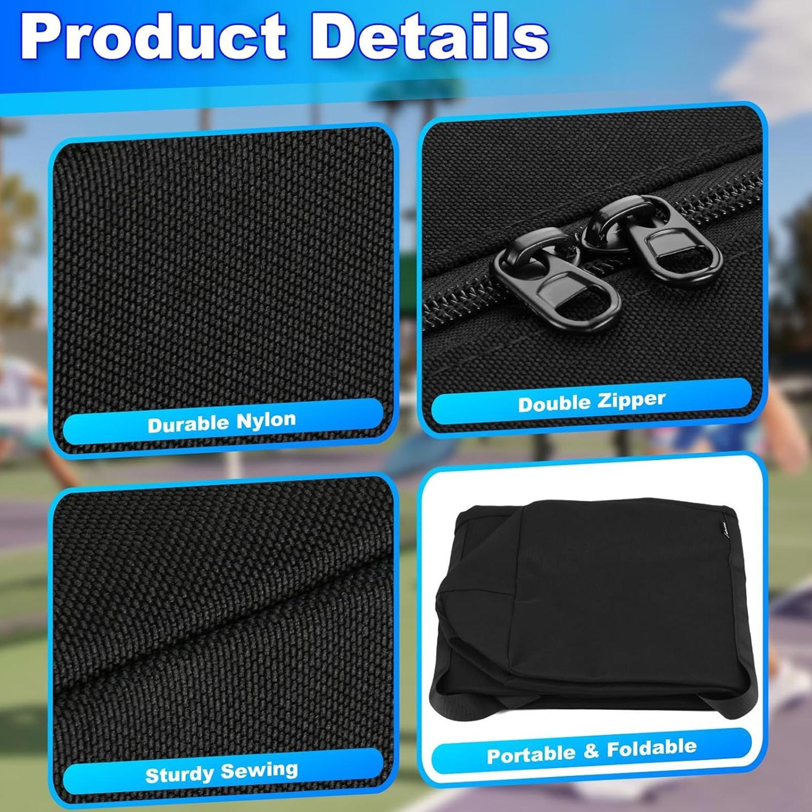 Pickleball Net Bag Foldable Ne - Badminton Net review and price