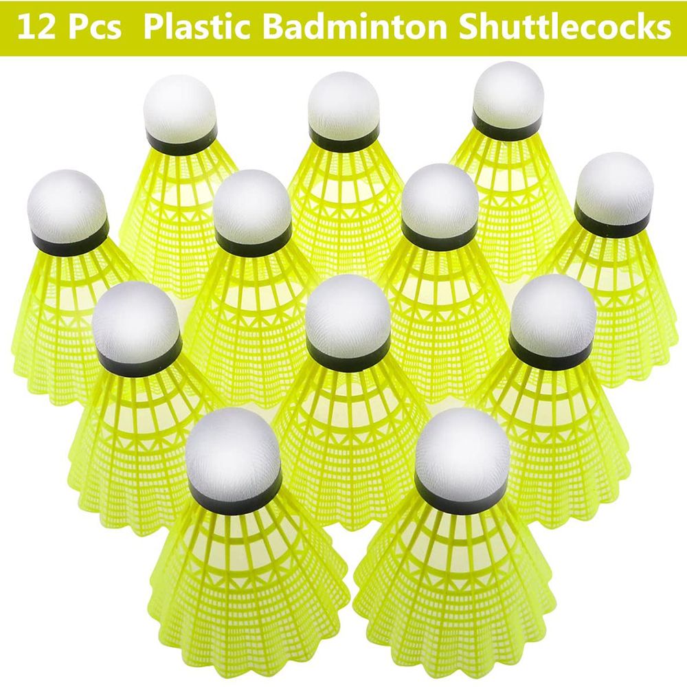 Nylon Badminton Shuttlecocks w - Feather Shuttlecock review and price
