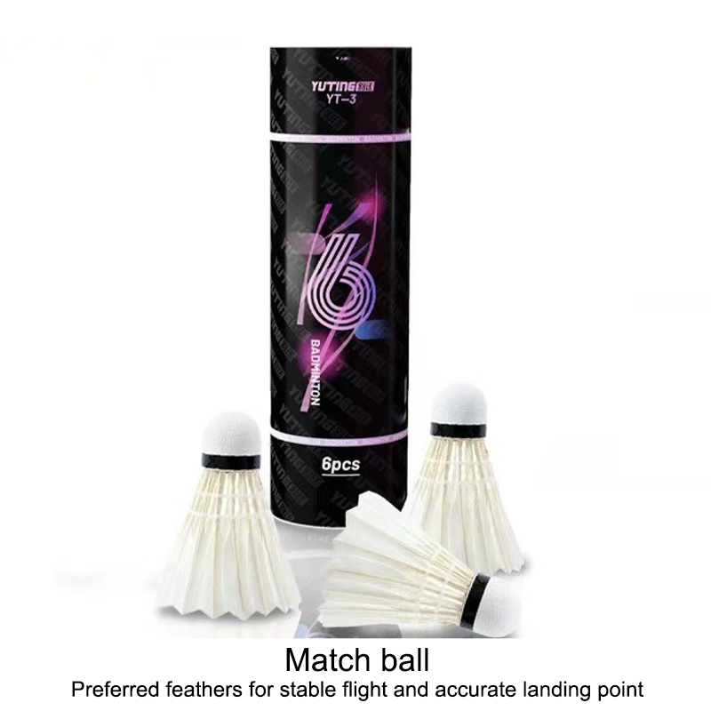3/6Pcs White Goose Feather Bad - Feather Shuttlecock review and price