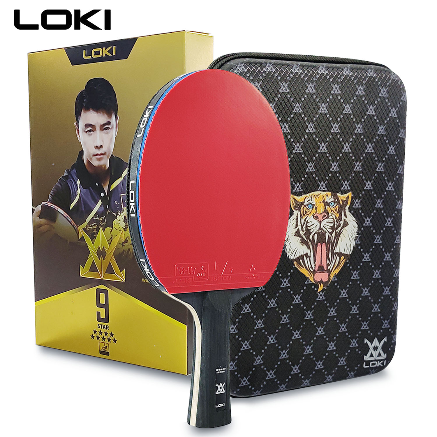 LOKI 9 Star Table Tennis Racke - Badminton Racket Carbon review and price