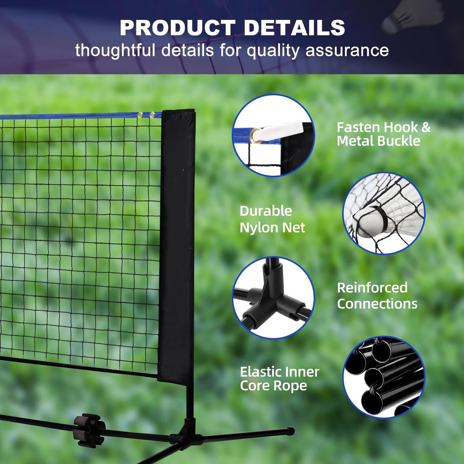 Height Steel 10FT Multi Sport  - Badminton Net review and price