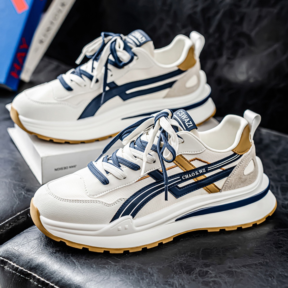 New Men Breathable Thick Sole  - Badminton Shoes review and price