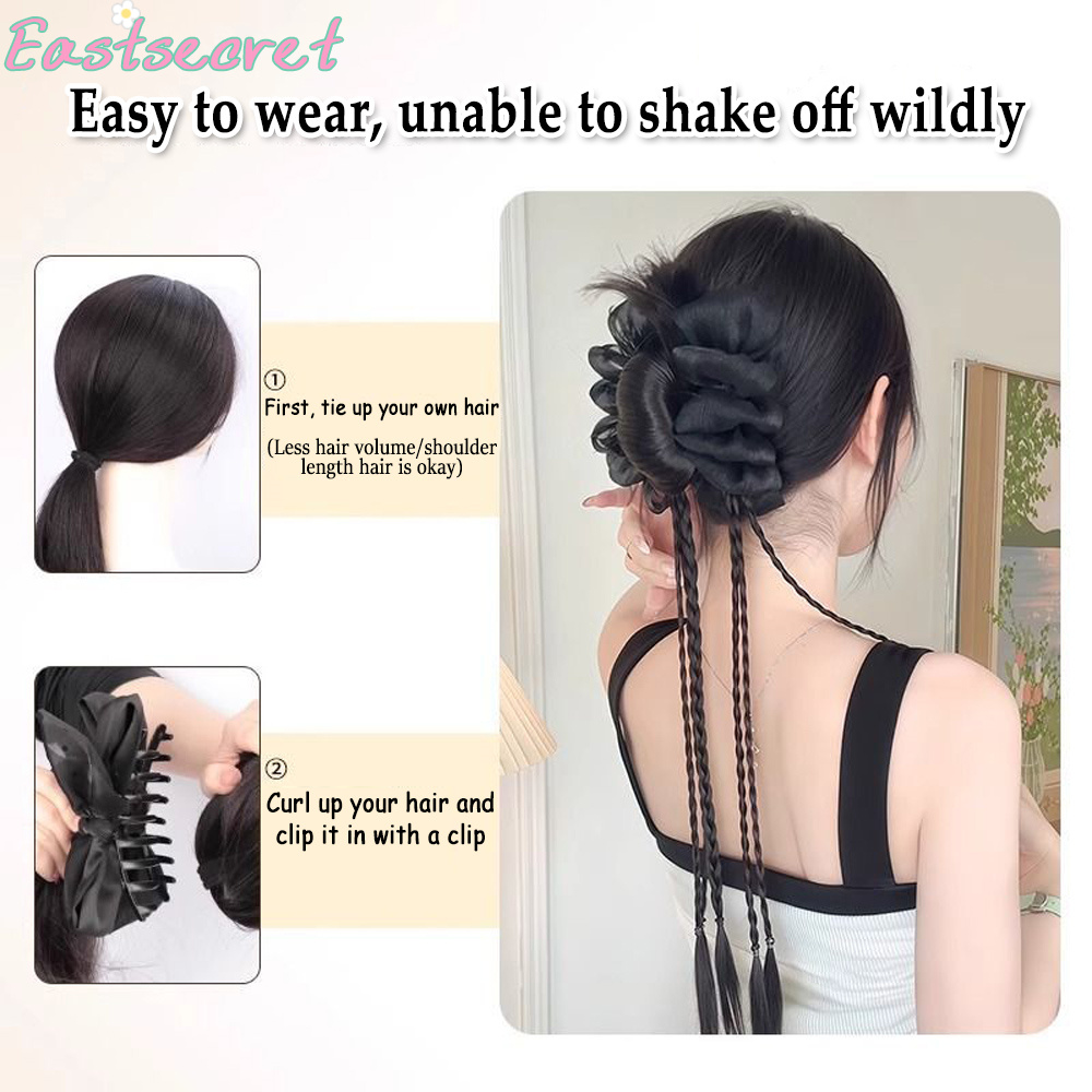 Black Bow Half-tie Hair Claw C - Feather Shuttlecock review and price