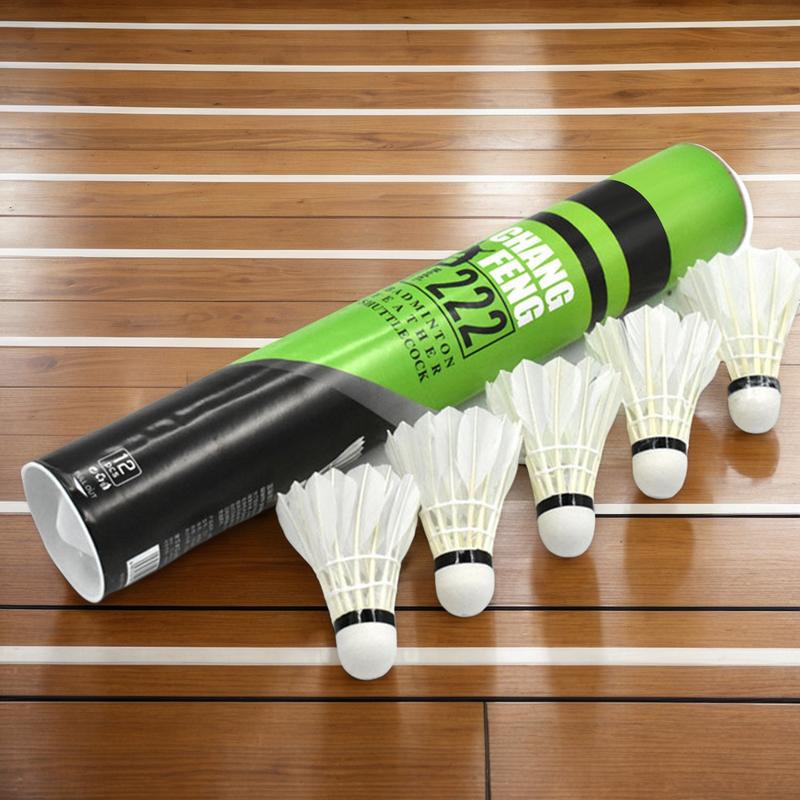 12PC Durable Badminton Shuttle - Feather Shuttlecock review and price