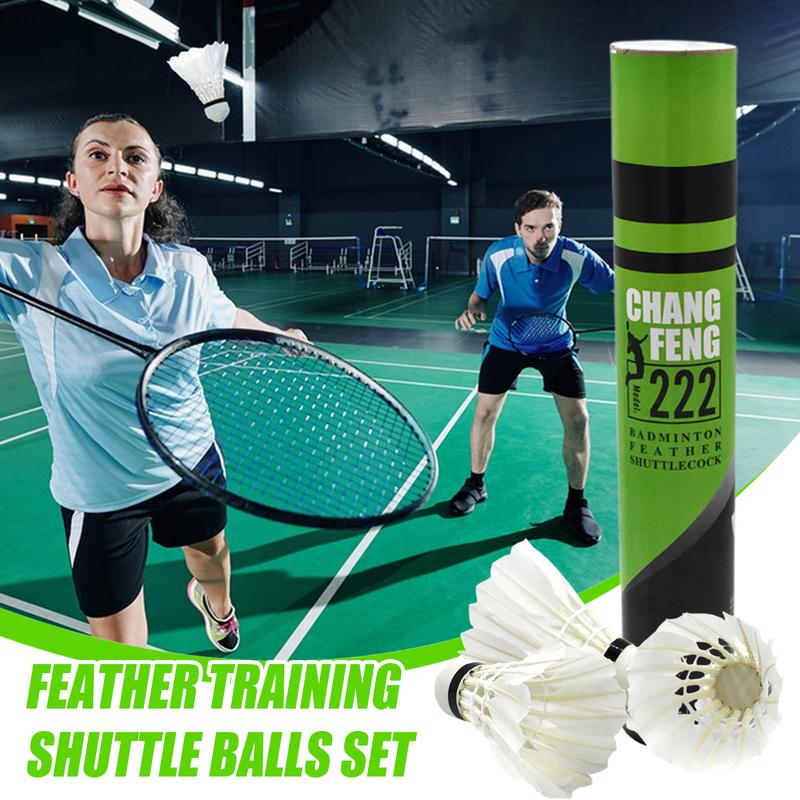 12PC Durable Badminton Shuttle - Feather Shuttlecock review and price