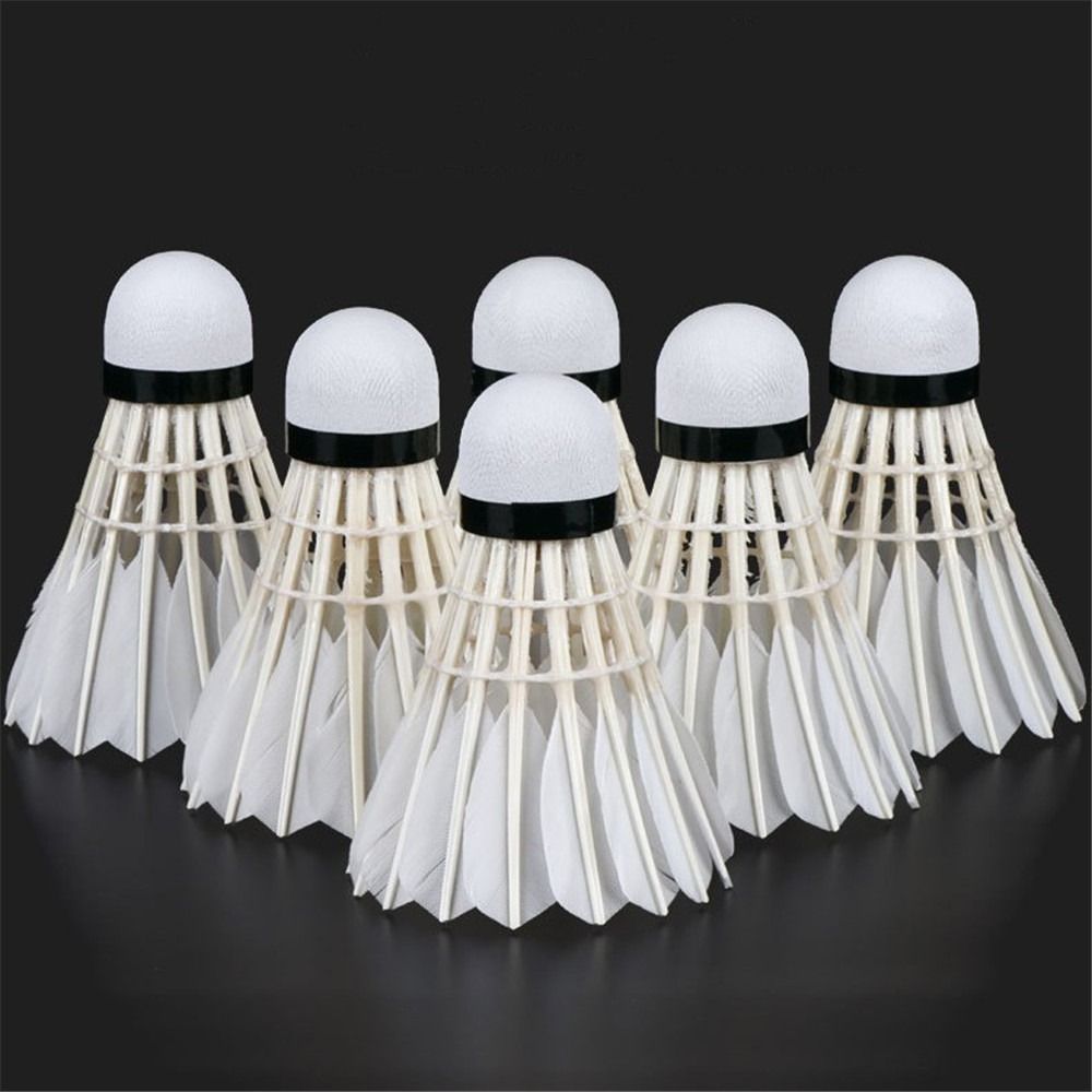 3/6/12Pcs New White Badminton  - Feather Shuttlecock review and price