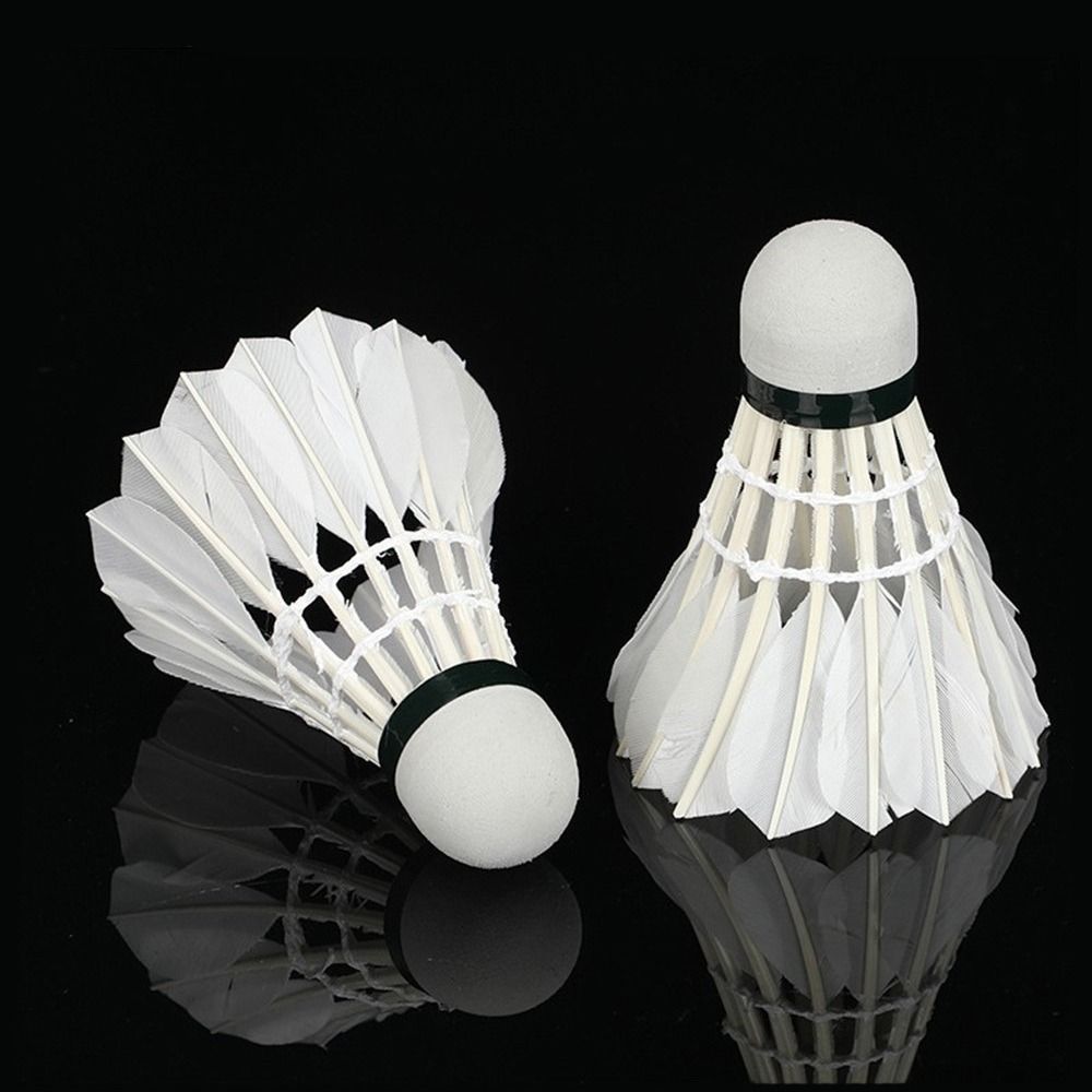 3/6/12Pcs New White Badminton  - Feather Shuttlecock review and price