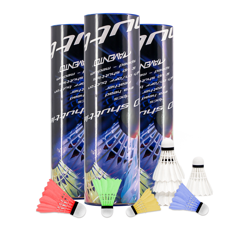 Welkin 4 Pcs Dark Night Colorf - Feather Shuttlecock review and price