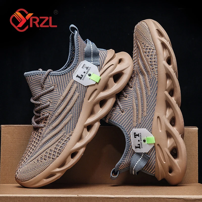 YRZL Men Sports Running Black  - Badminton Shoes review and price