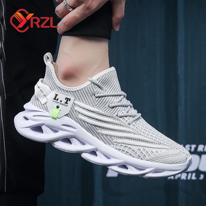 YRZL Men Sports Running Black  - Badminton Shoes review and price
